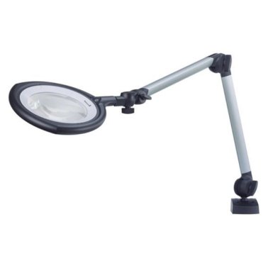 Lampa cu lupa cu brat dublu Waldmann TEVISIO 3D