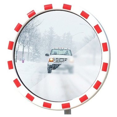 Oglinda trafic rutier London cu incalzire Ø60 cm