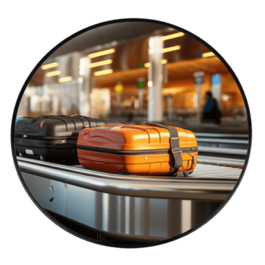 Oglinda universala din acril Everest Ø80 cm