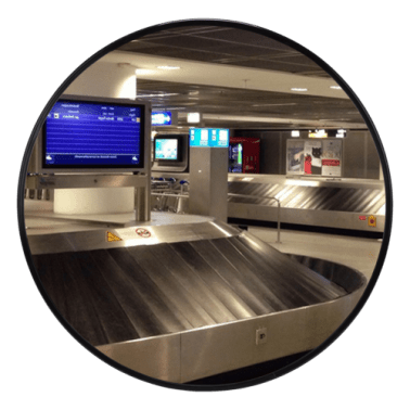 Oglinda universala din acril Vesuvius Ø80 cm