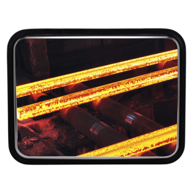 Oglinda INOX rezistenta la temperaturi inalte 45x60 cm