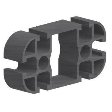 Profil fibra carbon cu rasina epoxidica 45x90 mm