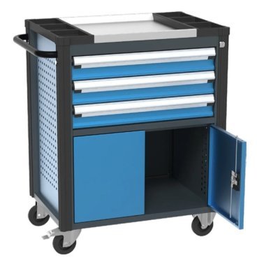 Carucior cu 3 sertare si dulap 730x500x960 mm