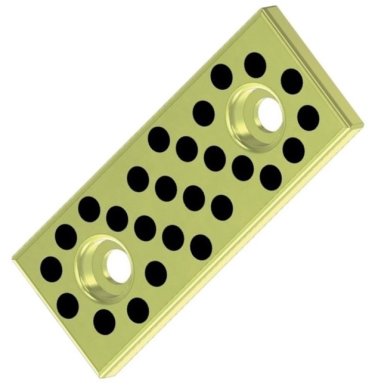 Placa autolubrificanta de alunecare seria E40.04, 28x100 mm