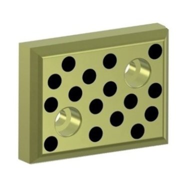 Placa autolubrificanta de alunecare seria E40.10, 38x150 mm