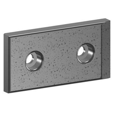 Placa alunecare autolubrificanta otel + SINT300 VDI 3357 seria E50.06, 50x80 mm