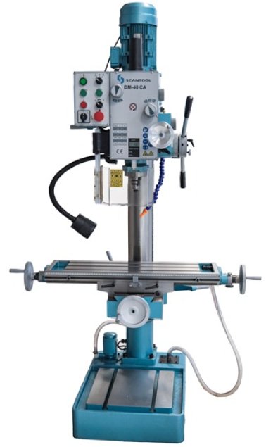 Masina de frezat si gaurit cu coloana SCANTOOL DM40-CA