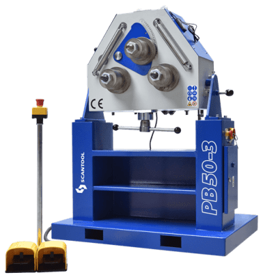Masina de indoit tevi cu role SCANTOOL PB 50-3