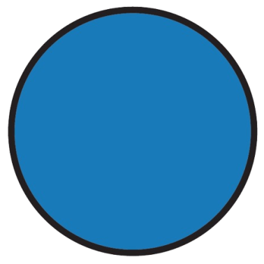 Banda marcaj LeanStripe 5 cm albastru deschis