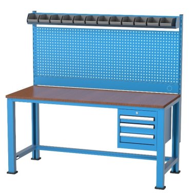 Banc de lucru port scule cu 3 sertare si 13 cutii 1700x700x850mm