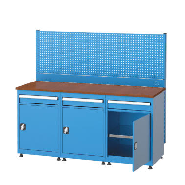 Banc de lucru port scule cu 3 sertare si 3 dulapuri 1700x600x850mm