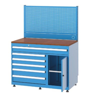 Banc de lucru port scule cu 6 sertare si 1 dulap 1120x600x800mm