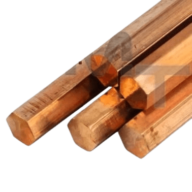 Electrod electroeroziune hexagonal masiv CUPRU SW3