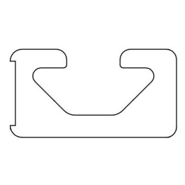 Profil aluminiu compatibil ITEM 8,5x16 Sistem 20 Canal 5