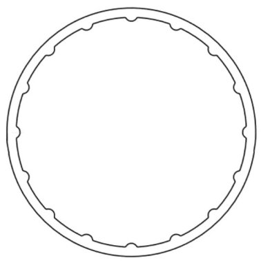 Profil aluminiu rotund compatibil ITEM, Ø32mm