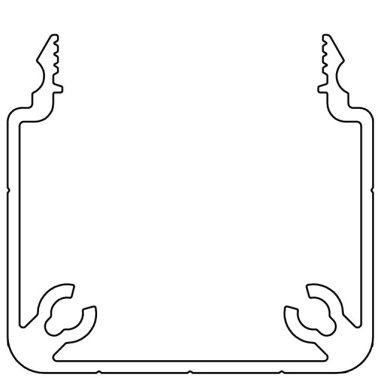 Profil aluminiu compatibil ITEM Canal I KK4040 40x37mm Lungime=6000mm