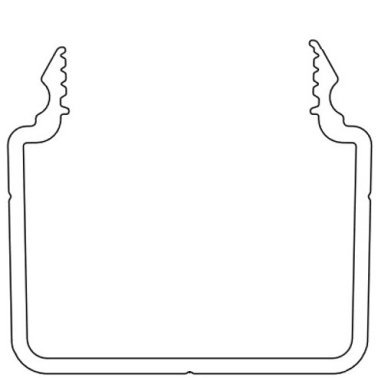 Profil aluminiu compatibil ITEM, Canal I KK4040E 40x37mm Lungime=3000mm
