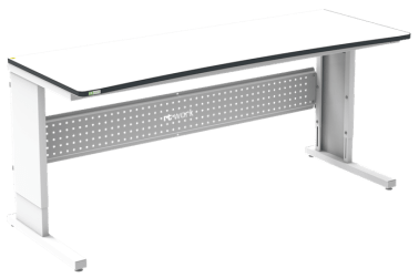Masa de lucru ESD inaltimea reglabila manual sistem L 2000/700 ergonomic gri deschis