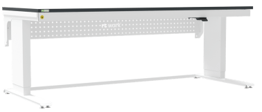 Masa de lucru ESD inaltimea reglabila electric sistem L-Heavy Duty 2000/800 dreptunghiular negru