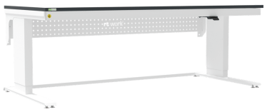 Masa de lucru ESD inaltimea reglabila electric sistem L-Heavy Duty 2000/900 ergonomic gri deschis