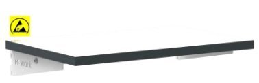Raft ESD disipativ pentru banc de lucru ESD 590/400 mm negru
