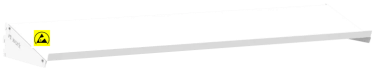 Raft ESD metalic pentru banc de lucru ESD 1440x300 mm gri deschis
