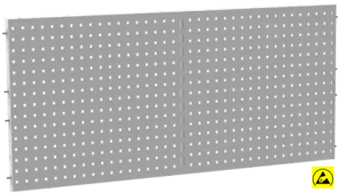 Panou perforat ESD 1400x598 mm negru