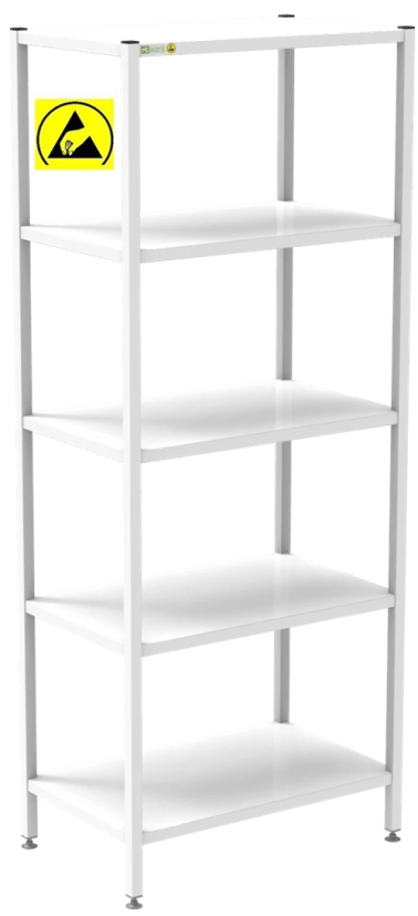 Raft depozitare ESD sudat 800x500x2000 negru