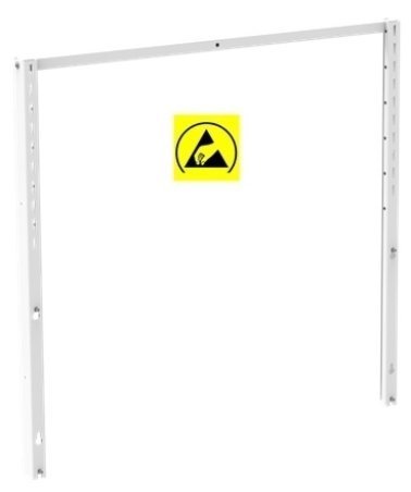Suport vertical ESD LOW 1180 mm negru