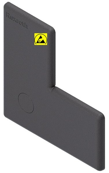 Capac profil aluminiu 40x80x80L ESD BOSCH REXROTH