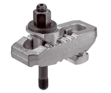 Bridă, cu dantură, partea opusă reglabilă cu şurub şi cu filet interior | d1=17 mm / d2=M12 / l4=160 mm | 23185.0315