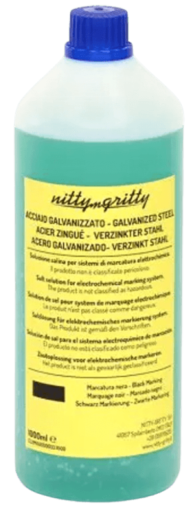 Electrolit inscriptionare otel zincat ZINC-M 100 ml