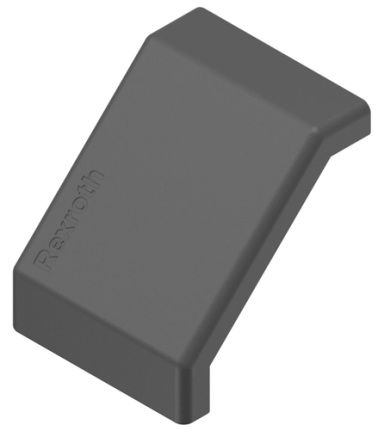 Capac coltar drept 45x45 negru BOSCH REXROTH
