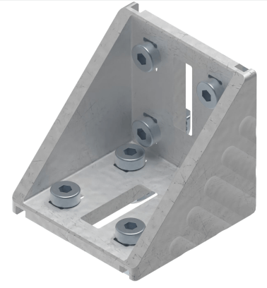 Coltar drept cu cioc 60x60 SET canal 8/8 BOSCH REXROTH