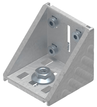 Coltar drept cu cioc 60x60 SET canal 8/10 BOSCH REXROTH