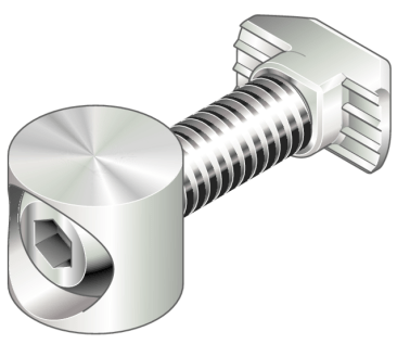 Piesa imbinare profile aluminiu cu bolt simplu BOSCH REXROTH