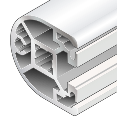 Profil aluminiu BOSCH 40x40 HR 50-6070 mm neprelucrat