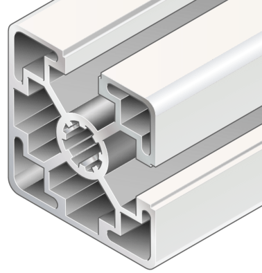 Profil aluminiu BOSCH REXROTH 45x45L 2NVS 6070 mm neprelucrat