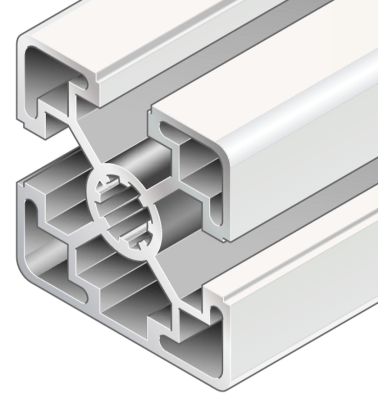 Profil aluminiu BOSCH REXROTH 45x45L 3N 6070 mm neprelucrat