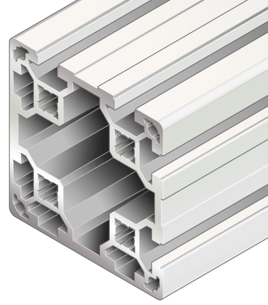 Profil aluminiu BOSCH REXROTH 80x80L 4NVS 50-6070 mm neprelucrat