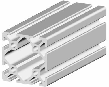 Profil aluminiu compatibil ITEM 40x40 Sistem 20 canal 5
