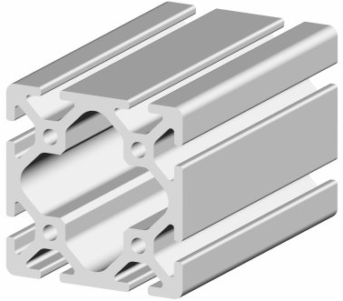 Profil aluminiu compatibil ITEM 60x60 Sistem 30 Canal 6