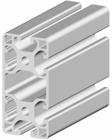 Profil aluminiu compatibil ITEM 40x80L 4N LIGHT Canal 8