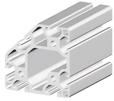 Profil aluminiu tesit compatibil ITEM 80x80x45° Sistem 40 LIGHT Canal 8