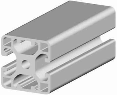 Profil aluminiu compatibil ITEM 40x40L2NP LIGHT Canal 8