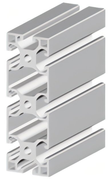 Profil aluminiu compatibil ITEM 40x120L Sistem X40 Canal 8