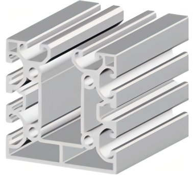 Profil aluminiu compatibil ITEM 80x80L2NPK Sistem X40 Canal 8