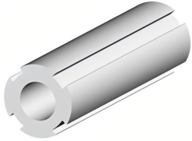 Profil aluminiu rotund compatibil ITEM I D30H Ø30mm