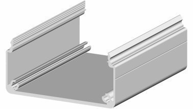 Profil aluminiu special tip canal compatibil ITEM I KK4080