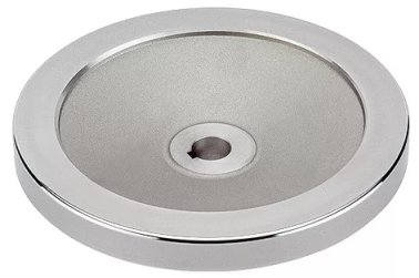Roata de manevra tip disc aluminiu fara maner EH 24600.0040